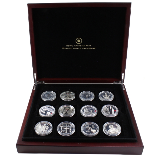 2011-2012 The Official Diamond Jubilee Collection Fine Silver 12 Coin Set