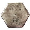 Image 2 : 4oz Beaver Bullion Bees .999 Fine Antiqued Silver Hexagon (Tax Exempt)