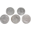 2011-2013 Wildlife 1oz .9999 Fine Silver Coins. 5pcs. (Tax Exempt)