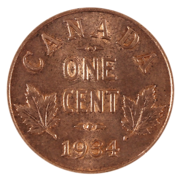 1-cent 1934 Choice BU