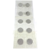 Image 2 : 10x 1oz 2006 $5 Silver Maple Leaf .9999 Fine Silver Coins in Sealed Sheet. 10pcs. (Tax Exempt)