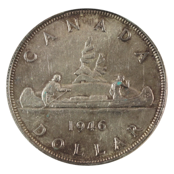 Silver $1 1946 VF-EF (Impaired)