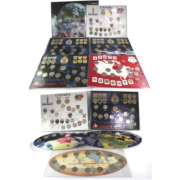 Bulk Collection of 1999-2002 Millennium & Provincial Sets. 11pcs.