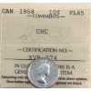 10-cent 1958 ICCS PL65 UHC