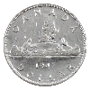 Image 3 : Silver $1 1947 Pointed 7 ICCS MS63. Blast White Coin with Lustrous Fields