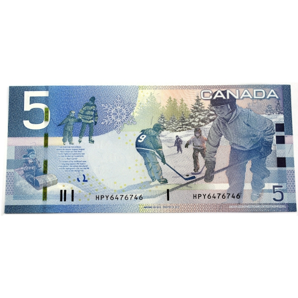 RADAR BC-67b-i-N1-iii 2010 $5 3-digit RADAR CUNC Jenkins-Carney SN: HPY6476746