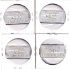 Image 2 : Bruno, Saskatchewan 1919 A.J. Schwinghamer Silver Trade Token Bars. 4pcs
