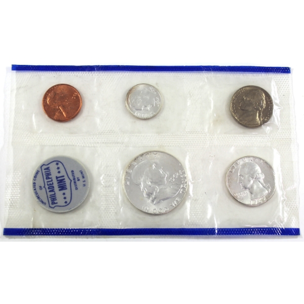 USA 1962 P Mint Mark Set in Original Packaging