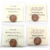 Image 2 : 1-cent 1957 Hanging 7, 1958 Hanging 8, 1959 Hanging 9, 1963 Hanging 3 ICCS MS65 Red. 4pcs 