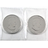 Image 2 : 1oz $5 25th Anniversary of the Silver Maple Leaf Fine Silver Coins. 2pcs. (Tax Exempt)
