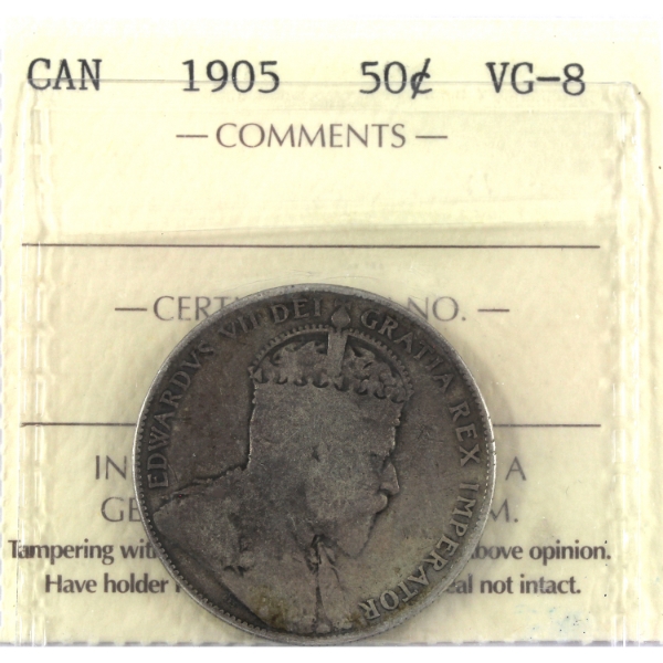 50-cent 1905 ICCS VG8