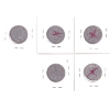 Image 2 : Canada-Paris ON ND Station Bakery Paris "Good For One Loaf of Bread" Merchant Tokens. 5pcs.