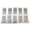 Image 2 : 10x 1oz Johnson Matthey .999 Fine Silver bars in Sealed Sheet. 10pcs