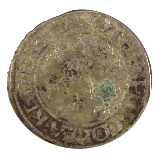 German States-Pfalz-Neuburg Batzen 1521N VF-EF (corrosion)
