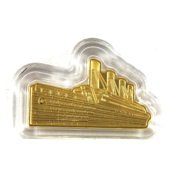 1g Solomon Islands 2023 Titanic .999 Fine Gold Coin (Tax Exempt)