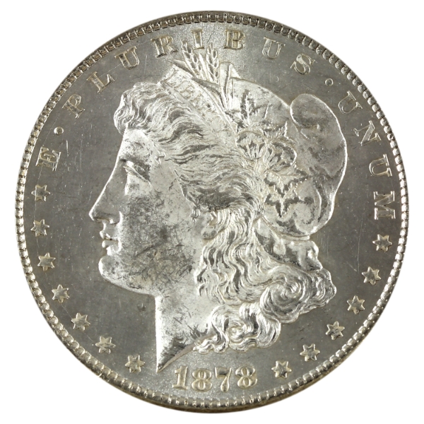 USA Silver 1878 Morgan Dollar 8 Tail Feathers Choice BU