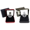 2001 Anni. of the 1911 Dollar Proof Sterling Silver & 2004 The Poppy .9999 Fine Silver Dollar. 2pcs