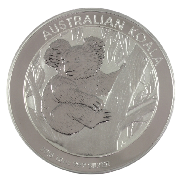 10oz Australia 2013 $10 Koala .999 Fine Silver Round (Tax Exempt)