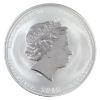 Image 2 : 5oz Australia 2012 $8 Year of the Dragon .999 Fine Silver (Tax Exempt)