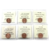 Image 2 : 1-cent 2001-2012 ICCS MS66 Red. 6pcs.