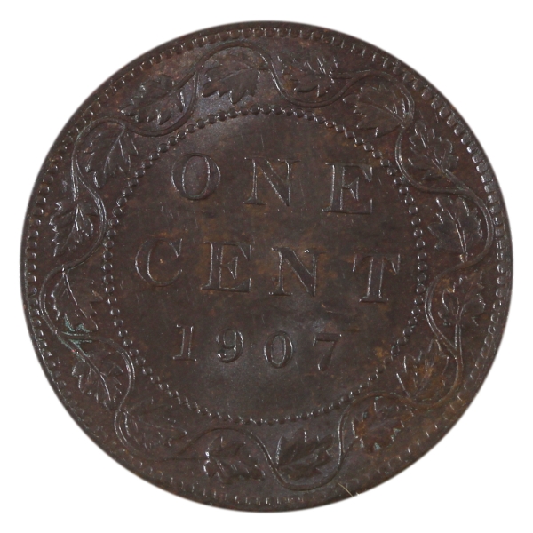 1-cent 1907 BU Lustrous Brown