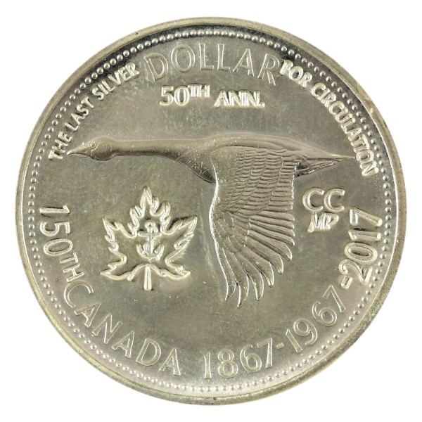 Canada Silver $1 1967 CTSP Canada 150, Leaf & Anchor *Limited Mintage of 200!*