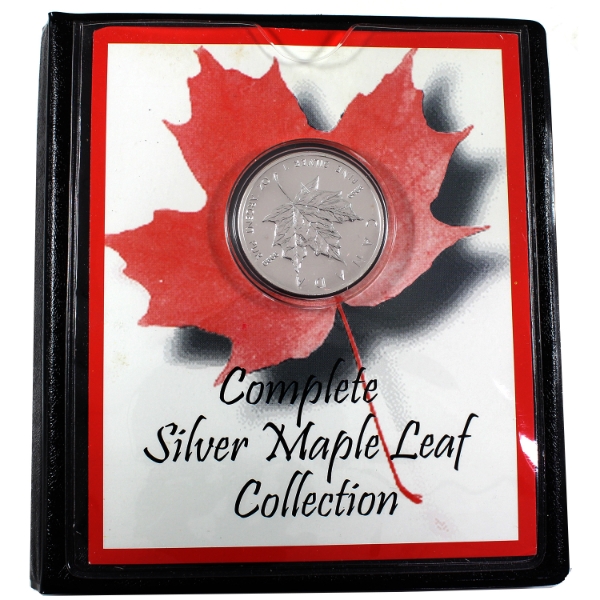 1993 $5 Silver Maple Leaf in First Commemorative Mint Holder (Tax Exempt)