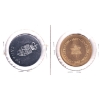 Image 2 : Pair of 1867-1967 Canada Confederation Nickel & Brass Medals. 2pcs.