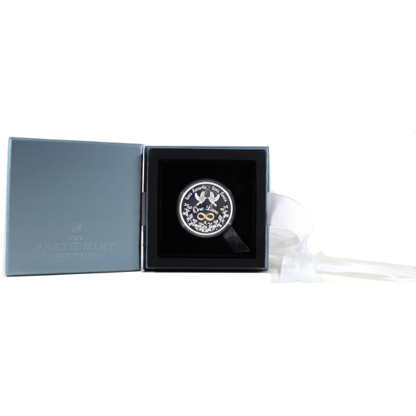 Australia Silver 2020 $1 One Love 1oz .9999 Fine Silver Coin (Tax Exempt)