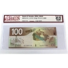 Image 1 : RADAR BC-66a-N1-ii 2004 $100 2 Digit RADAR BCS CUNC62 Original Jenkins-Dodge SN: BKC3377733