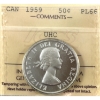 Image 1 : 50-cent 1959 ICCS PL66 Ultra Heavy Cameo