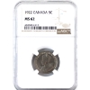 Image 1 : 5-cent 1922 Far Rim NGC MS62 