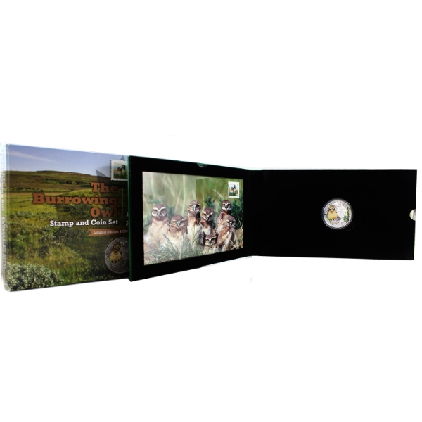 2015 $20 Baby Wildlife: The Burrowing Owl Stamp and Fine Silver Coin Set (Tax Exempt)
