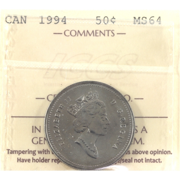 50-cent 1994 ICCS MS64