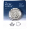 Image 1 : 1oz 2022 $5 The Majestic Polar Bear .9999 Fine Silver Encapsulated in Card (Tax Exempt)