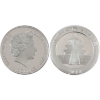 Image 2 : 2x 1oz China 2014 Panda & Australia 2019 Bottlenose Dolphin .999 Fine Silver Coins. 2pcs. 