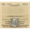 Image 1 : 5-cent 1902 ICCS MS65