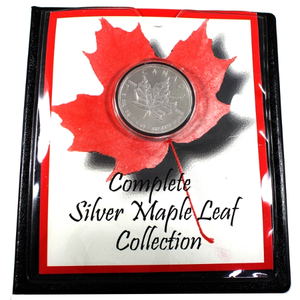 1998 $5 Silver Maple Leaf in First Commemorative Mint Holder (Tax Exempt)