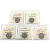 Image 2 : 5-cent 1955, 1956, 1957, 1958, & 1959 ICCS MS65. 5pcs.