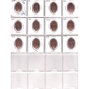 Collection of 12x Canada Provinces Elongated Commemorative Pennies in a 20-Pocket Sheet