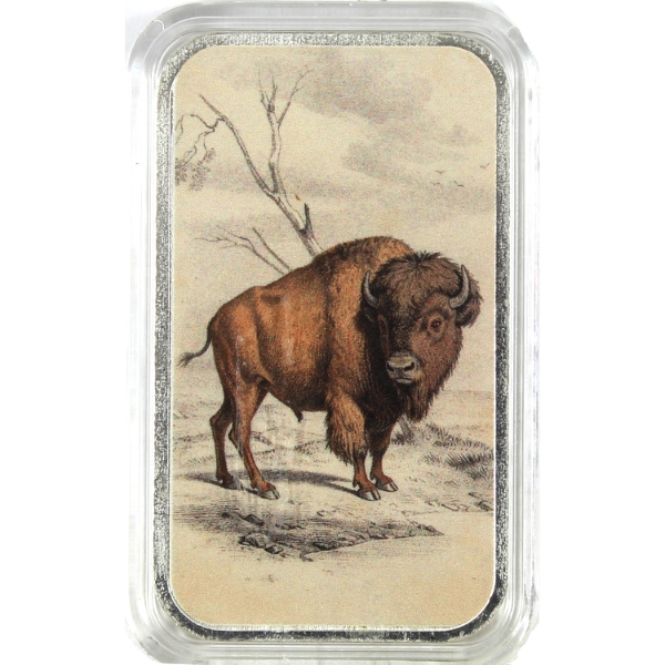 1oz Americana The Land Colourized .999 Fine Silver Bar (Tax Exempt)