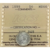 Image 1 : 5-cent 1899 ICCS MS66 GEM Quality