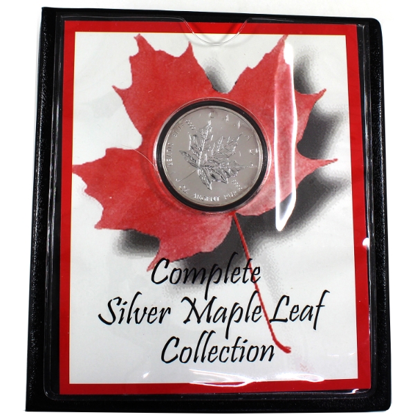 1988 $5 Silver Maple Leaf in First Commemorative Mint Holder (Tax Exempt)