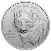 Image 2 : 2021 $100 Wolf Sketch, by Robert Bateman Fine Silver Coin (Tax Exempt)