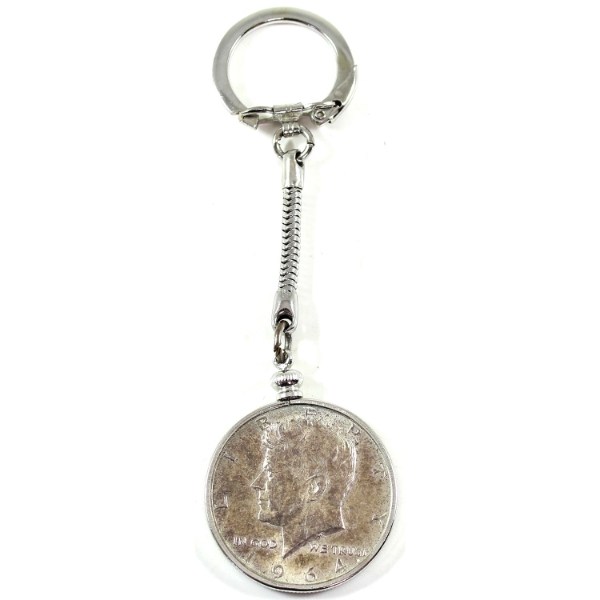 USA 1964 Half Dollar Key Ring