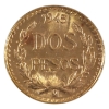 Image 1 : 0.05oz Mexico 1945 2 Pesos .900 Fine Gold Coin