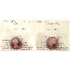 Image 1 : 1-cent 1967 & 1971 ICCS PL67 UHC Red. 2pcs.