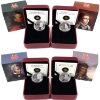 Image 1 : 2012-2013 $4 Heroes of 1812 1/4oz .9999 Fine Silver Coins. 4pcs. (Tax Exempt)