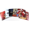 Image 1 : 2009-2012 25-cent & 50-cent Colourized/Hologram Coins in Card. 6pcs