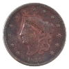 Image 1 : USA 1835 1-cent Small 8 & Stars VF (Impaired)